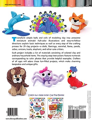 Clay Play! Animal Favorites (Dover Children's Activity Books)