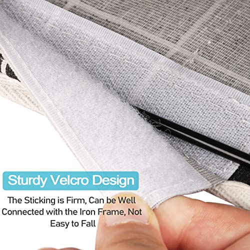 Loghot Bedside Caddy/Bedside Storage Bag Hanging Organizer for Bunk and Hospital Beds,Dorm Rooms Bed Rails,Can be Placed Glasses,Books,Mobile Phones,Keys (Black Lattice)