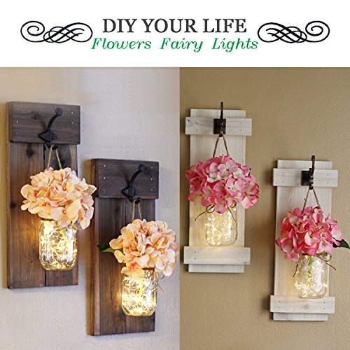 6 PACK 7Feet Starry String Lights Waterproof Fairy String Lights 20 Micro Starry Leds On Silvery Copper Wire CR2032 Batteries Included for Wedding Centerpiece Party Christmas Table Decor Warm White