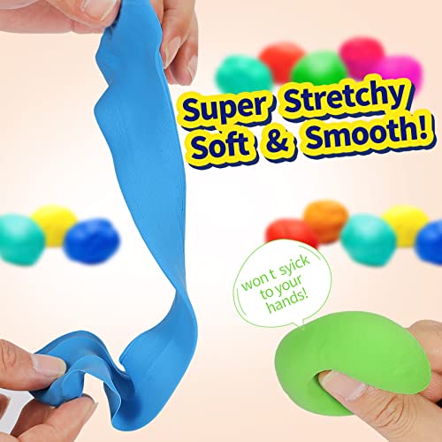 CiaraQ Modeling Clay Kit - 36 Colors Air Dry Ultra Light Magic Clay, Safe & Non-Toxic, Great Gift for Kids.