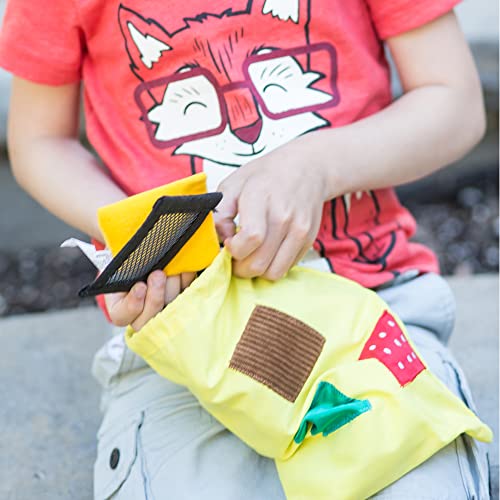 Educational Insights Sensory Squares, Textured Beanbags Squares, Toddler Sensory Toys, Preschool Kindergarten Classroom Must Haves, Set of 20 Beanbags, Ages 3+