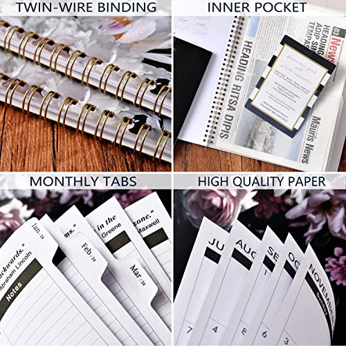 Monthly Planner/Calendar 2023-2025 - 2 Year Monthly Calendar 2023-2025 Planner, Jul. 2023 - Jun. 2025, 9'' x 11'', Large Monthly Planner with Monthly Tabs, Twin-wire Binding, Useful Inner Pocket