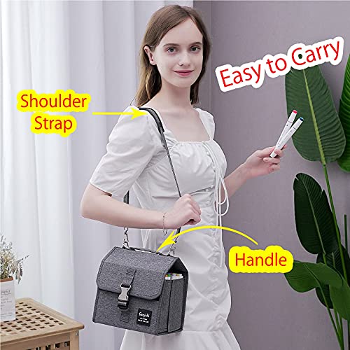 SANJOKI Alcohol Brush Markers 80 colors,Brush & Chisel Dual Tip Permanent Artist Sketch Marker Pens,with Carrying Case and Sketchbook