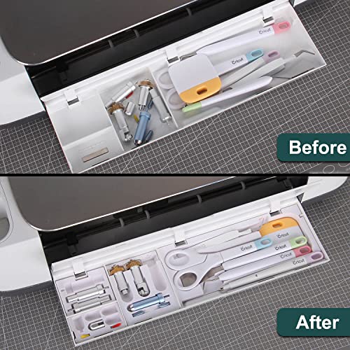 Tool Organizer for Cricut Maker 3 & Maker, Cricut Blade Storage Accessories and Supplies for Cutting Blades, Cricut Machine Organization and Storage Tools, Knife and Blade Bundle Organizer (Tool Mod)