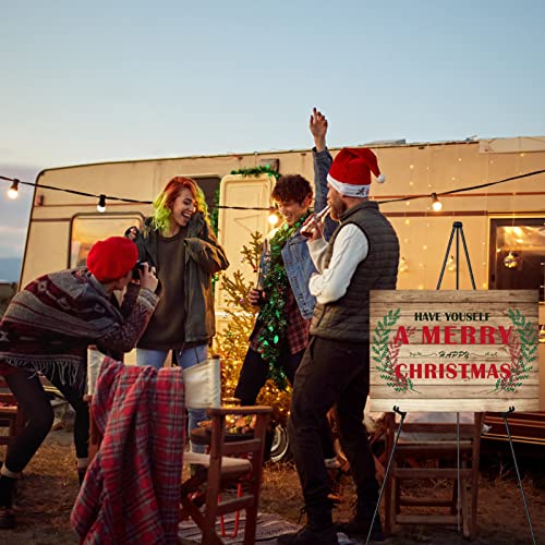 Easel Stand for Display,RRFTOK 63'' Instant Easel, Foldable Portable Ground Easel for Wedding Banner and Poster Display Stand, Tabletop Easel Display Metal Tripod with Portable