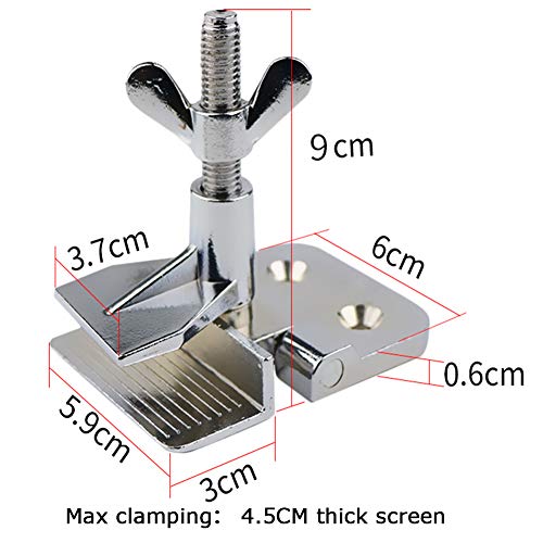 2Pcs Screen Frame Butterfly Hinge Clamp for Silk Screen Printing Hobby Printer Include Four Screws