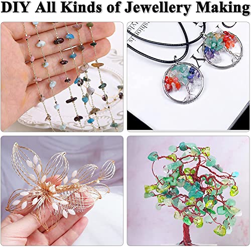 5 Packs Jewelry Pliers Set, Jewelry Making Tools with Needle Nose Pliers/Round Nose Pliers/Chain Nose Pliers/Bent Nose Pliers/Zipper Pliers, Jewelry Making Supplies Repair/Cut Kits for Crafting
