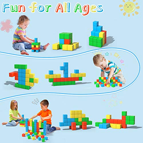 Asago Magnetic Blocks, 1.34 inch Large Magnetic Building Blocks, 3D Magnetic Cubes for Kids, Preschool Educational Construction Kit, Sensory Montessori Toys Kids Blocks for Boys Girls Toddlers