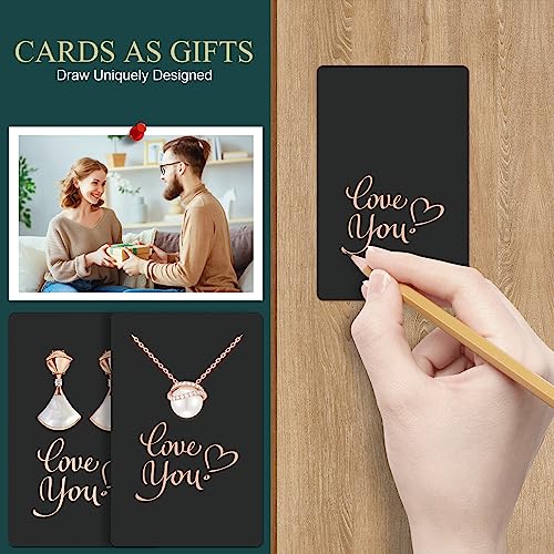Earring Cards, Set Jewelry Making Supplies with 100 Pcs Earring Holder Cards 200 Pcs Earring Backs and 100 Jewelry Packaging for Earrings Necklace Jewelry Display, Jewelry Bags 3.5x2.4 Inches (Black)
