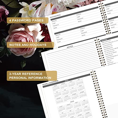 Monthly Planner/Calendar 2023-2025 - 2 Year Monthly Calendar 2023-2025 Planner, Jul. 2023 - Jun. 2025, 9'' x 11'', Large Monthly Planner with Monthly Tabs, Twin-wire Binding, Useful Inner Pocket