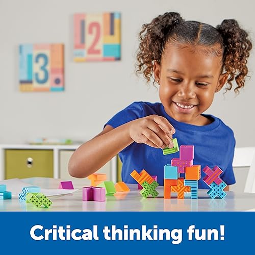 Learning Resources STEM Explorers Brainometry - 34 Pieces, Ages 5+ STEM Toys for Kids, Brain Teaser Toys and Games, Kindergarten Games