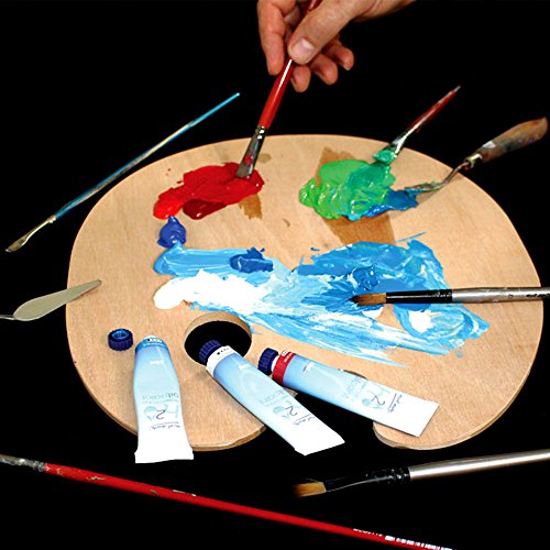 MONT MARTE Premium H2O Water Mixable Oil Paint Set, 8 Piece, 18ml Tubes. Mixable with a Range of Mediums. Easily Washes Up with Water.