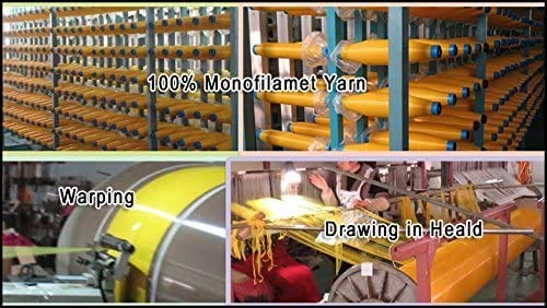 3 Yards 1.27 Meters Silk Screen Printing Fabric Mesh Screen Printing Mesh Wide High Tension Mesh Making Ink Supplies 160 Mesh(64T)