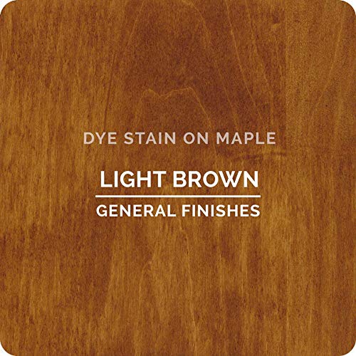 General Finishes Water Based Dye, 1 Quart, Light Brown