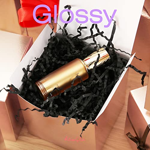 ROSEGLD 50 4x4x4 Inches, Gift Boxes with Lids, Gift Boxes Bulk, Candles Boxes for All Occasions (Glossy Rose Gold with Grass Texture)