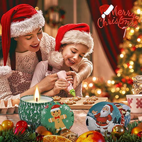 Christmas Candles Gifts for Women - Christmas Scented Candles Gifts Set - 4 Pack Aromatherapy Candle for Meditation, Yoga, Bath, Relaxing, SPA, Ideal Christmas Gifts for Mom Mother Friend Wife Present