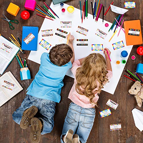 320 Pieces Punch Cards, Incentive Loyalty Reward Card Student Awards Loyalty Cards for Business, Classroom, Kids Behavior, Students, Teachers, 3.5 x 2 Inch, 4 Styles()