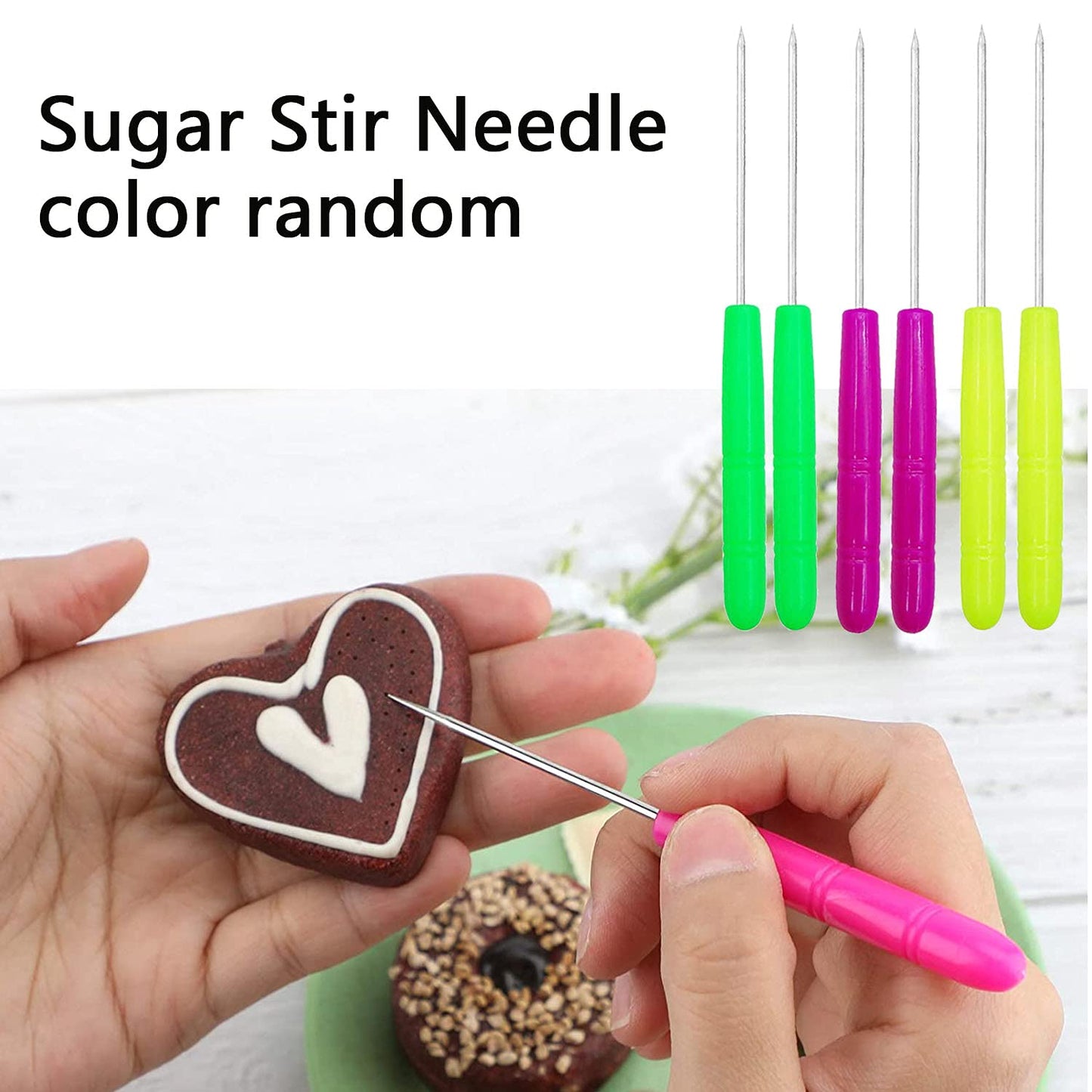 122Pieces Tipless Piping Bags - 100pcs Disposable Piping Pastry Bag for Royal Icing/Cookies Decorating - 10 Pastry Bag Ties,10 Clips &2 Scriber Needle - Best Cookie/Cake Decorating Tools (14 inch)