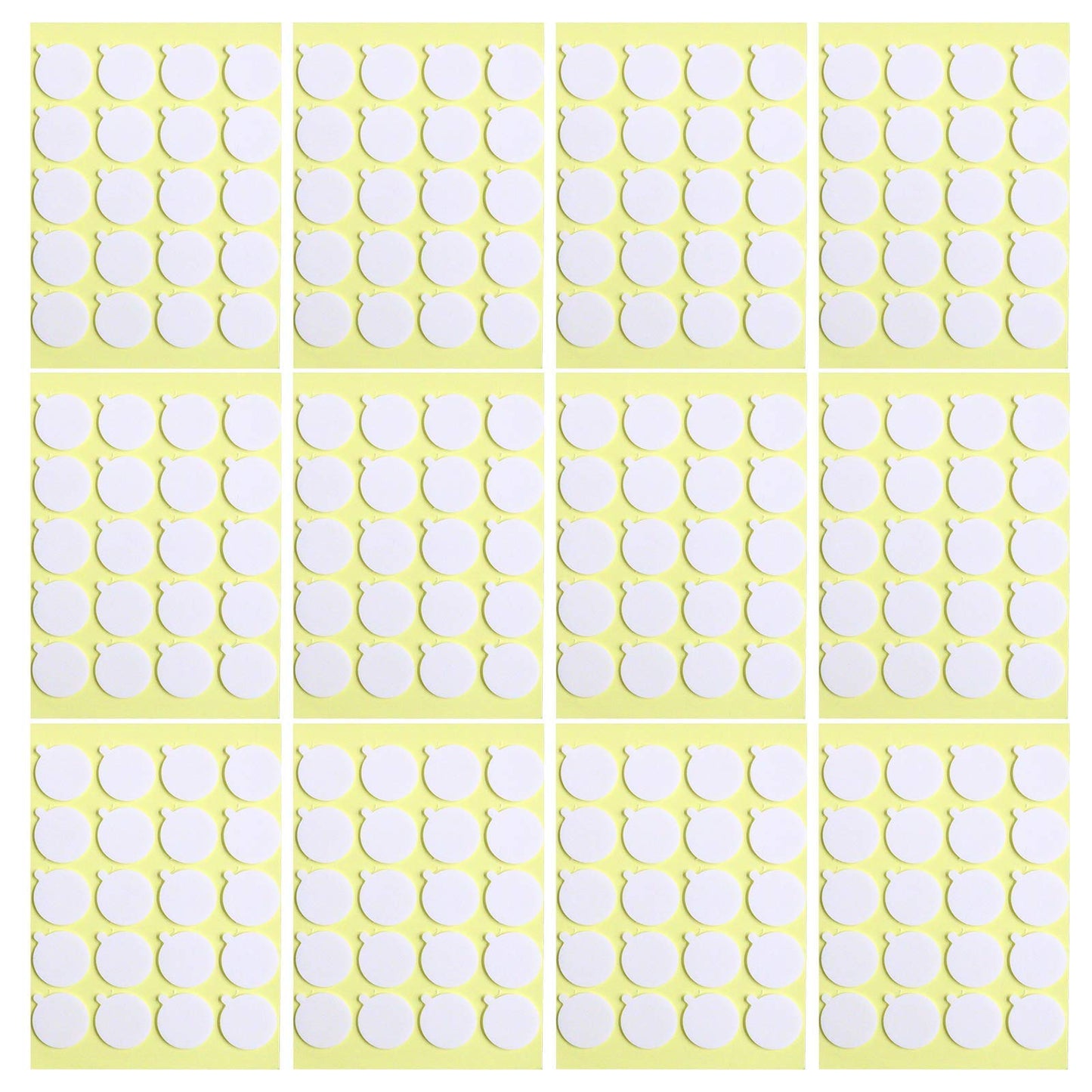 Aubeco 240PCS Candle Making Kit, Candle Wick Stickers, Candle Making Supplies, Double-Sided Stickers with The Little ‘‘Tail’’, Hot Wax Stickers for Candle Making