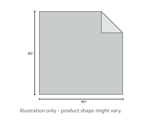 newamishquilt Throw Quilt Batting for Quilting, 60"X60" Natural Cotton Quilting Batting Fabric for Sewing