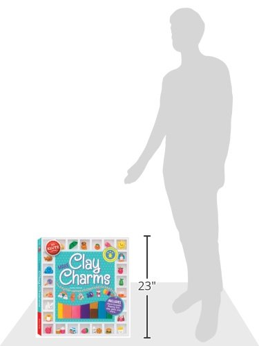 Make Clay Charms (Klutz Craft Kit) 8" Length x 1.19" Width x 9" Height