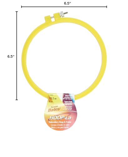 Susan Bates Hoop-La Embroidery Hoop, 6-Inch