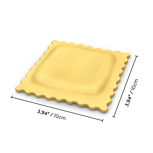 Genuine Fred SAUCED UP Ravioli Spoon Rest - Easy to Clean - Fun Kitchen Gadgets and Accessories - Stocking Stuffers & White Elephant Gifts - Great Gift for Home Cooks and Pasta Lovers