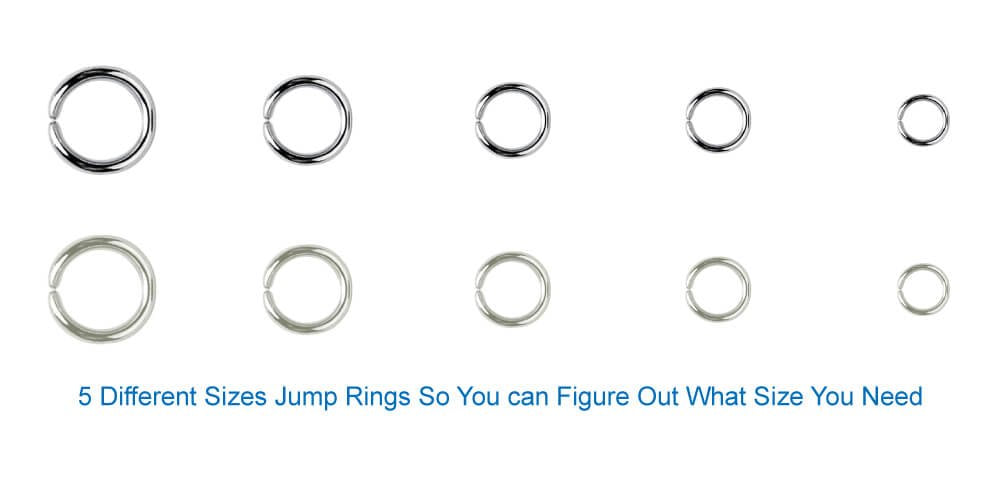 Jump Rings for Jewelry Making Supplies with Jump Ring Pliers (1200Pcs Dull Silver and Bright Silver)
