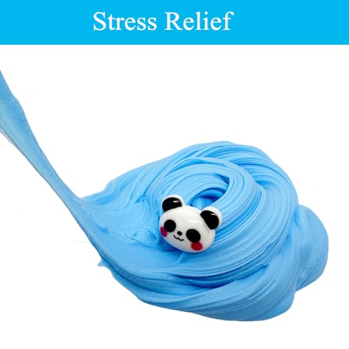 Pugndeb Butter Slime Kit for Party Favors 5 Pack, Scented, Soft and Non-Sticky, Birthday Gifts for Girl Boys, Stress Relief Slime Bulk for Easter Egg Basket fillings