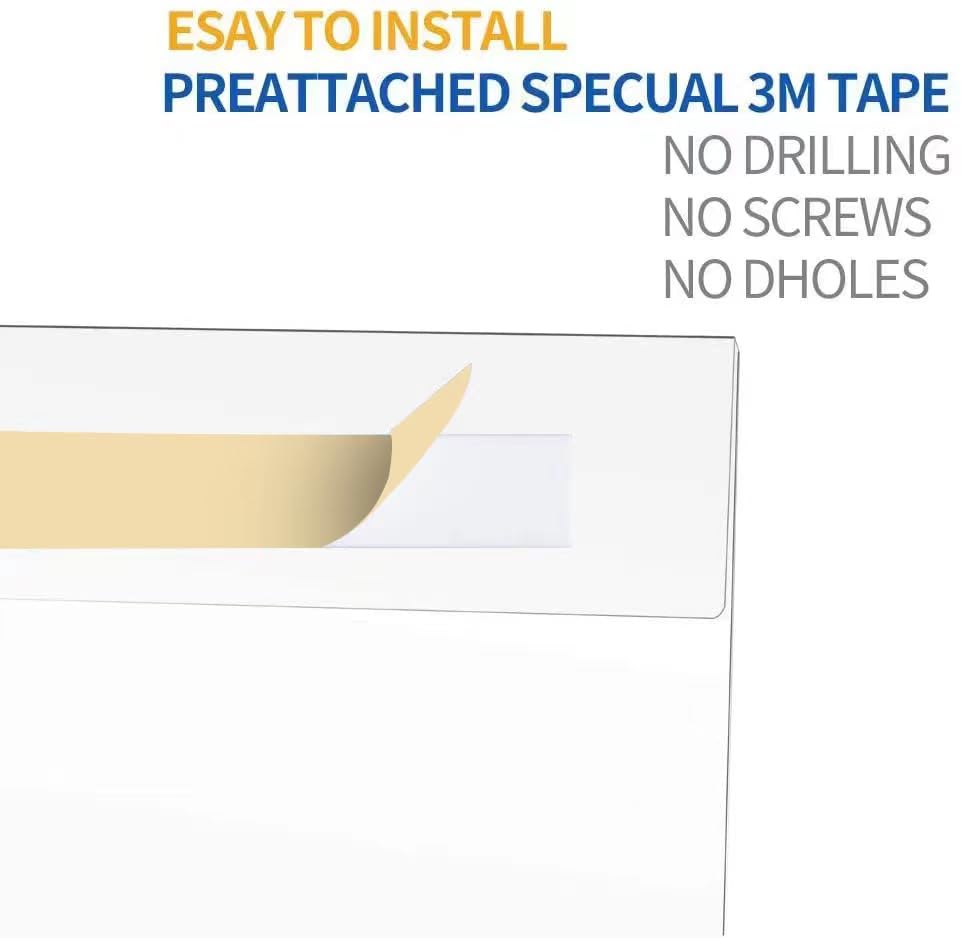 5x7 Acrylic Picture Frame,Set of 6,Clear Photo Frame Display 5x7 Pictures, Wall Mounted Clear Photo Frame Display Pictures for Home, School, Office