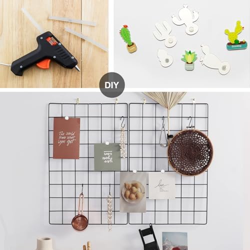 DIYMAG 8x3mm Small Refrigerator Magnets, 100Pcs Tiny Round Magnets for Crafts, Premium Brushed Nickel Fridge, Office Come with Storage Case