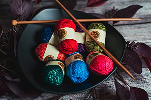 Lion Brand Yarn Bonbons Yarn, Beach, 8 x 28 yd/26 m