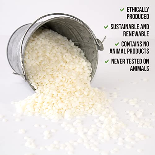 Freedom Soy Wax Beads for Candle Making - Natural Candle Making Supplies - Paraffin-Free, Beeswax-Free Candle Wax for Container Candles, Tealights and Wax Melts, 10 lbs