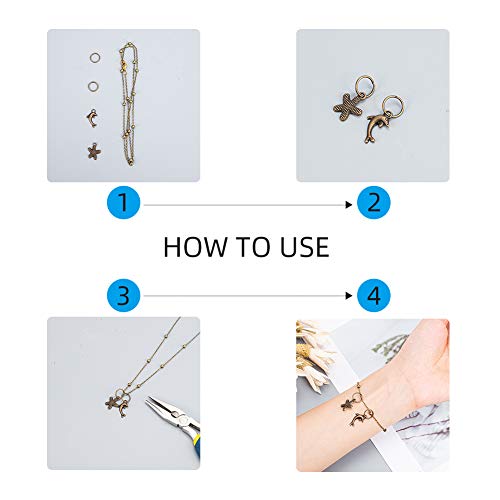 arricraft 10m/32.80 Feet Antique Bronze Chains, Brass Cable Chains with 3mm Balls, 1 Roll Chains for Necklace Jewelry Accessories DIY Making