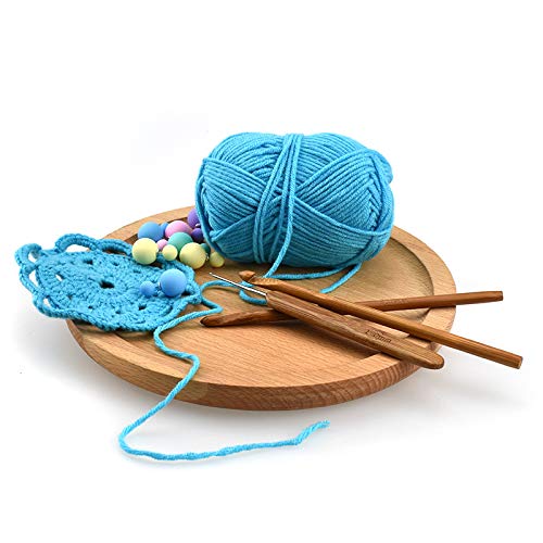 KOKNIT 20pcs Bamboo Crochet Hooks, Lightweight and Eco-Friendly of Full Gift Set with Crochet Hooks Bag, Crochet Hooks for Crocheting
