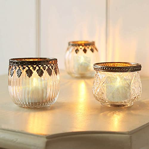 SingTok 12 Pack LED Timer Tea Lights Battery Operated, Flameless Flickering Timer Votive Tealight Fake Candle Bulk for Christmas Halloween Decorations