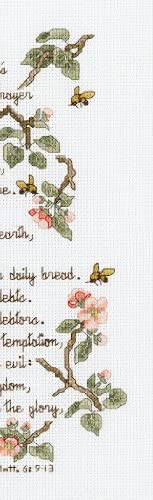 Corp. Counted Cross Stitch Kit, The Lord's Prayer
