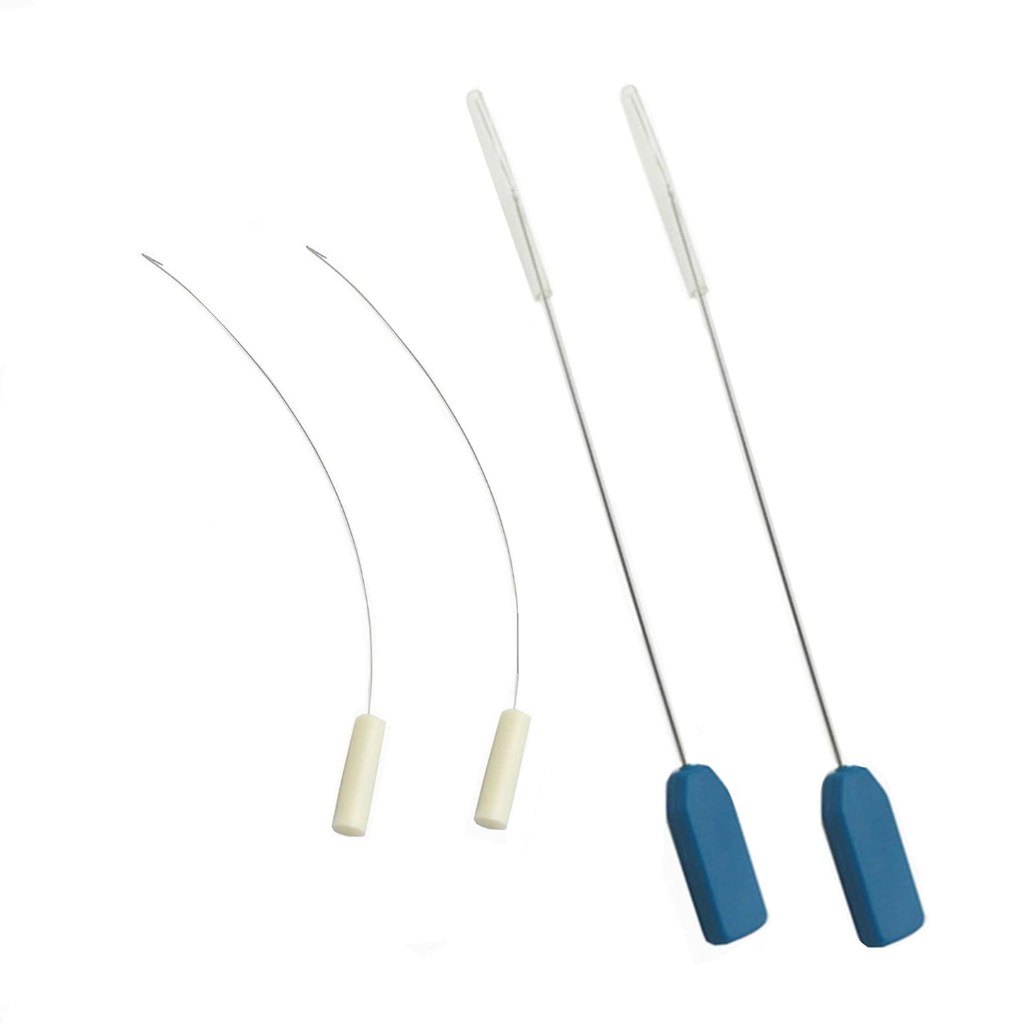 Fbshicung 4Pcs Needle Threader,Verlock Serger Looper Threader/Needle Threader for Sewing Machine Needles