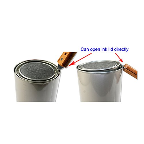 8 Inch Screen Printing Ink Spatula Stainless Steel Ink Knife Wood Handle Flexible Ink Spatula - 4in / 5in / 6in / 7in / 8in / 9in / 10in / 12in (8 inches)