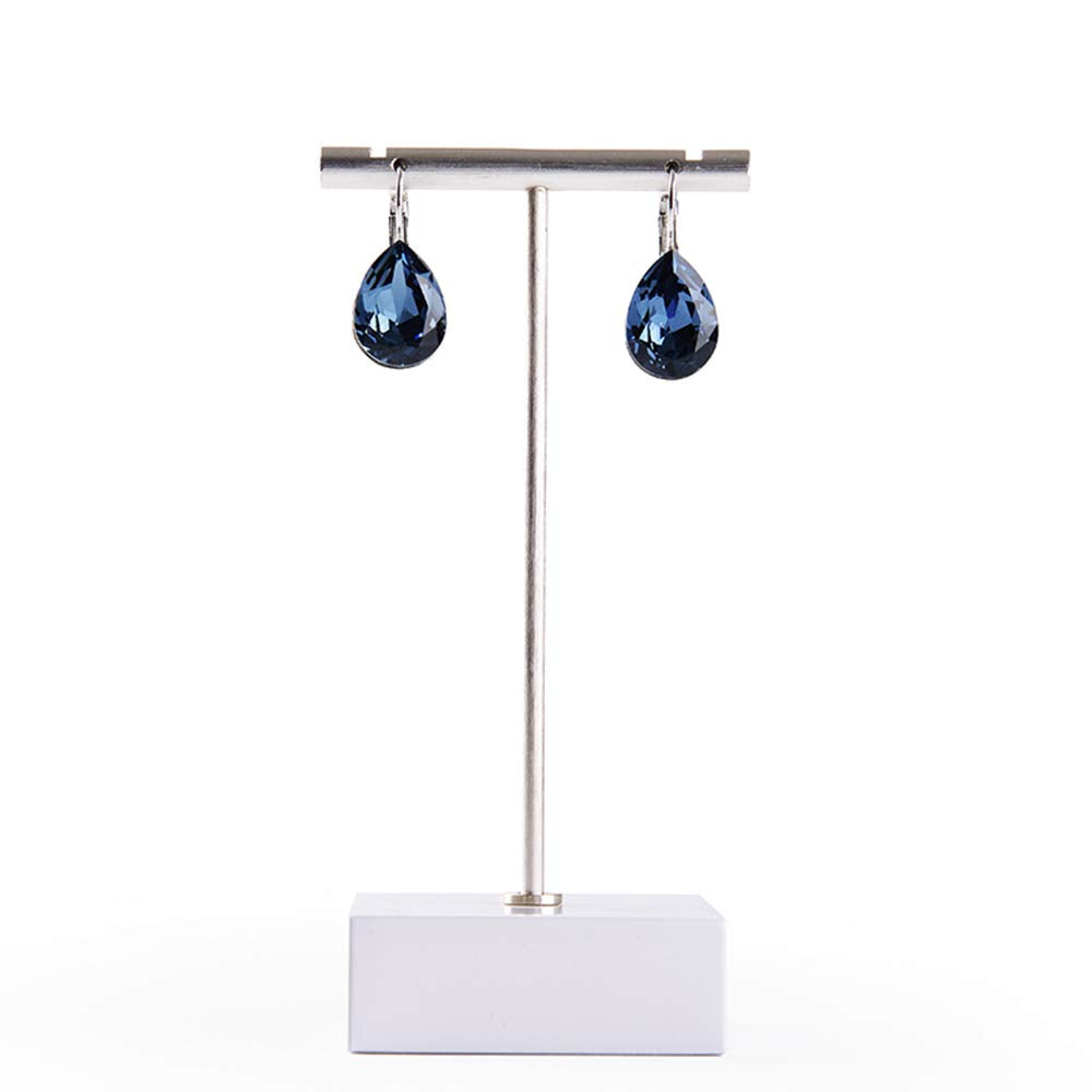 Oirlv T-Bar Jewelry Display Stand Earring Holder (White)