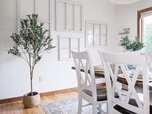 Goodpick Cute Round Basket - Cotton Rope Jute Baskets in Living Room Woven Towel Basket Bedroom Storage Bakset for Children Corner Plant Basket Indoor, Jute, 10" D x 8.3" H