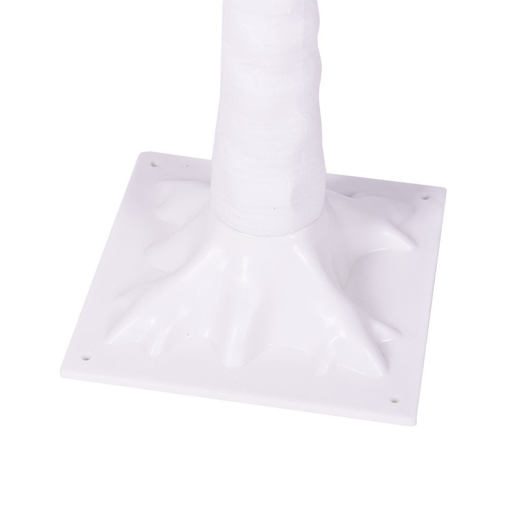 LIGHTSHARE 6 ft. Maple Tree - 120 LED Lights, Warm and Cold White, Mixed Colors, White Finish