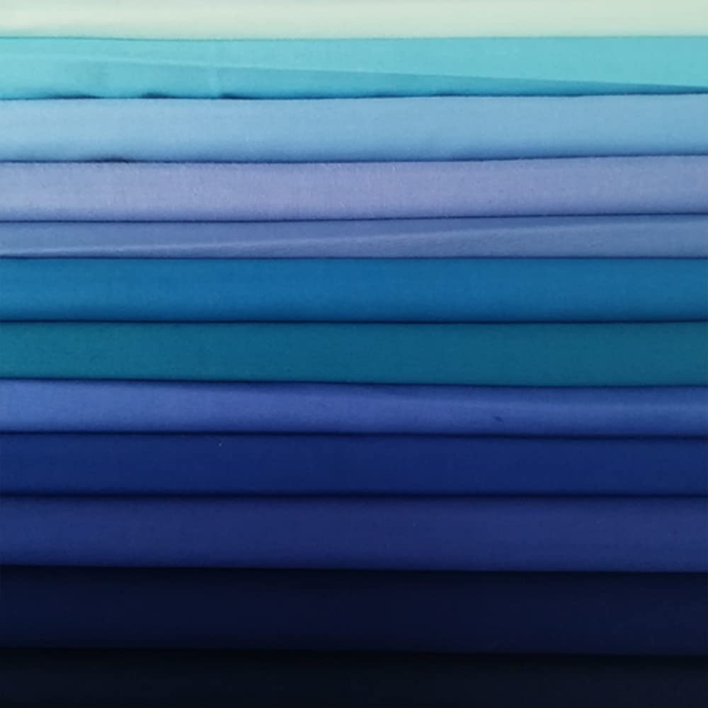 50 PCS 12" x 12" Precut Multi-Colors Cotton Fabric Squares Fabric Bundles for Sewing & Quilting Beginners