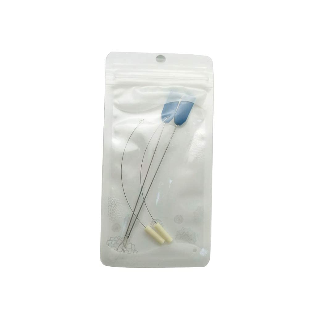 Fbshicung 4Pcs Needle Threader,Verlock Serger Looper Threader/Needle Threader for Sewing Machine Needles