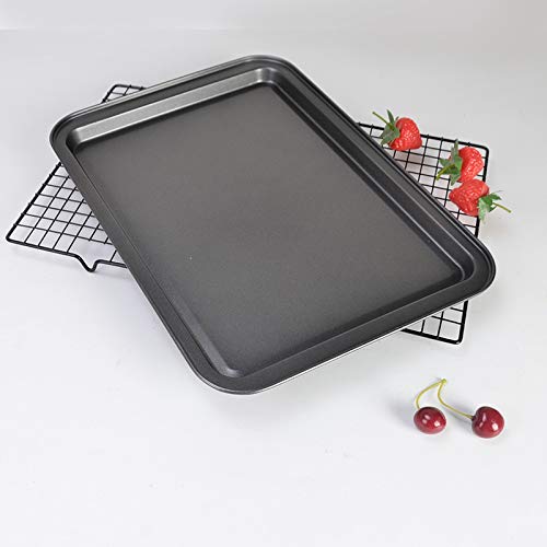 Small Baking Sheets for Oven, Shinsin Nonstick Cookie Pans Set of 3, 8 inch Carbon Steel Cookie Sheet Pans Professional Mini Baking Replacement Trays for Toaster Oven, Easy Clean, Dishwasher Safe