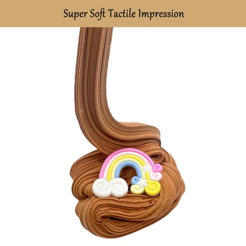 Pugndeb Butter Slime Kit for Party Favors 5 Pack, Scented, Soft and Non-Sticky, Birthday Gifts for Girl Boys, Stress Relief Slime Bulk for Easter Egg Basket fillings