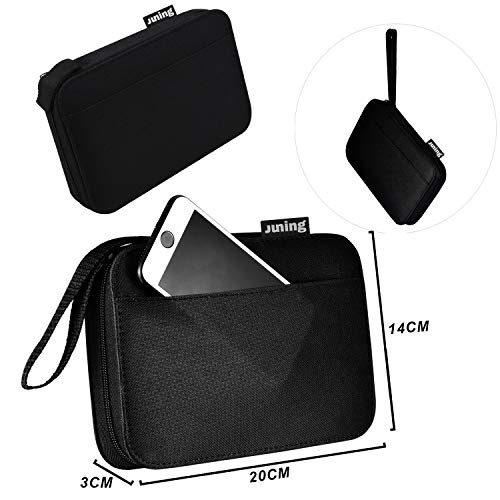 JUNING Sewing Kit with Case, 130 pcs Sewing Supplies for Home Travel and Emergency, Kids Machine, Contains 24 Spools of Thread, Mending and Sewing Needles, Scissors, Thimble, Tape Measure etc