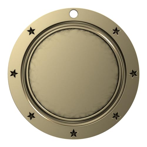 Decade Awards' 1st Place Gold Medal - Large Metal - Olympic Award Medals with Stars & Stripes American Flag V Neck Ribbon - Perfect for School Competitions, Kids, Students, Athletes & Scholars