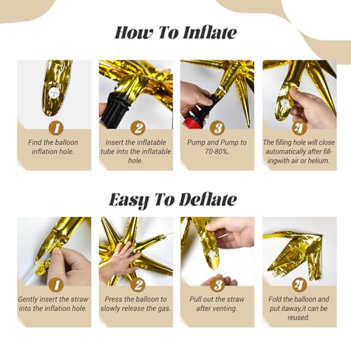 FOTIOMRG Black and Gold Balloons Garland Arch Kit, 5 10 12 18inch Black Gold Confetti Latex Balloons for Graduation New Year Anniversary Birthday Party Decorations