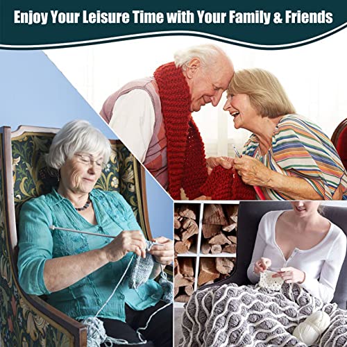 KOKNIT 20pcs Bamboo Crochet Hooks, Lightweight and Eco-Friendly of Full Gift Set with Crochet Hooks Bag, Crochet Hooks for Crocheting